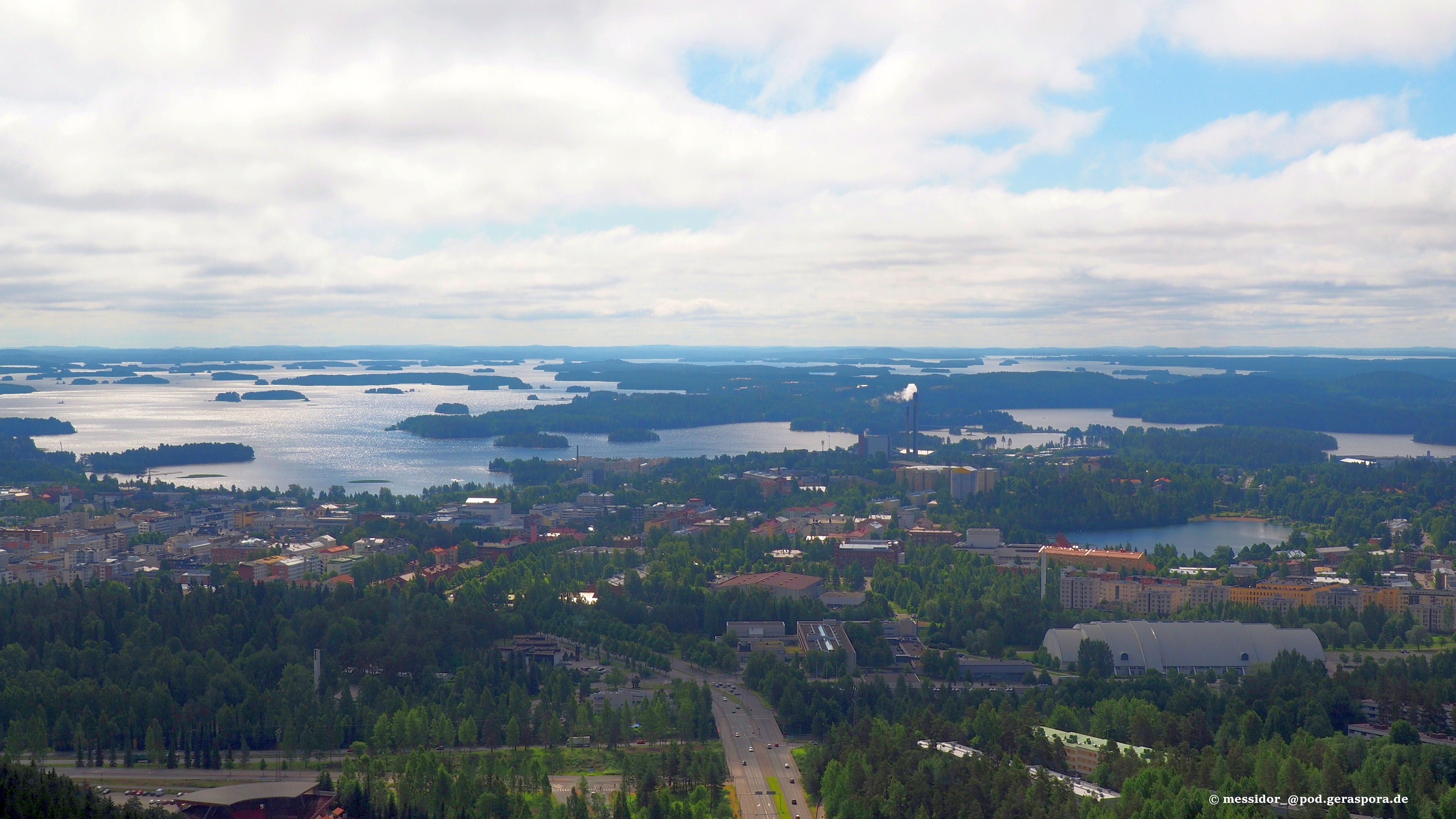 Kuopio Финляндия озеро